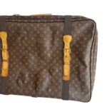 LV Satellite 70 Vintage Luggage Brown Monogram Coated Canvas with Leather and Gold Hardware #GUUTC-1 - Image 4