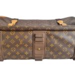 LV Satellite 70 Vintage Luggage Brown Monogram Coated Canvas with Leather and Gold Hardware #GUUTC-1 - Image 14