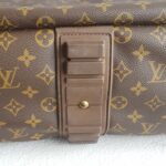 LV Satellite 70 Vintage Luggage Brown Monogram Coated Canvas with Leather and Gold Hardware #GUUTC-1 - Image 15