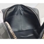 LV Toilet Pouch GM Black/Grey Damier Graphite Coated Canvas/Leather and Silver Hardware #GUUSL-3 - Image 26