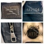 LV Toilet Pouch GM Black/Grey Damier Graphite Coated Canvas/Leather and Silver Hardware #GUUSL-3 - Image 20