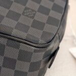 LV Toilet Pouch GM Black/Grey Damier Graphite Coated Canvas/Leather and Silver Hardware #GUUSL-3 - Image 17
