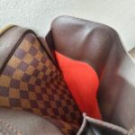 LV Triana Brown Damier Ebene Coated Canvas with Leather and Gold Hardware #GUUTS-1 - Image 19