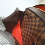 LV Triana Brown Damier Ebene Coated Canvas with Leather and Gold Hardware #GUUTS-1 - Image 18