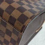 LV Triana Brown Damier Ebene Coated Canvas with Leather and Gold Hardware #GUUTS-1 - Image 14