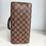LV Triana Brown Damier Ebene Coated Canvas with Leather and Gold Hardware #GUUTS-1 - Image 10