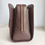 LV Triana Brown Damier Ebene Coated Canvas with Leather and Gold Hardware #GUUTS-1 - Image 5