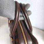LV Triana Brown Damier Ebene Coated Canvas with Leather and Gold Hardware #GUUTS-1 - Image 24