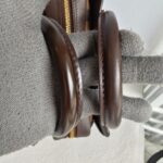 LV Triana Brown Damier Ebene Coated Canvas with Leather and Gold Hardware #GUUTS-1 - Image 22