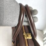 LV Triana Brown Damier Ebene Coated Canvas with Leather and Gold Hardware #GUUTS-1 - Image 23