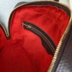 LV Triana Brown Damier Ebene Coated Canvas with Leather and Gold Hardware #GUUTS-1 - Image 32