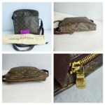 LV Trotteur Beaubourg Crossbody Bag Brown Monogram Canvas with Leather and Gold Hardware #GUUOU-1 - Image 4