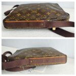 LV Trotteur Beaubourg Crossbody Bag Brown Monogram Canvas with Leather and Gold Hardware #GUUOU-1 - Image 5