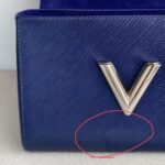 LV Twist MM Blue Epi Leather with Silver Hardware #GUUSU-3 - Image 24