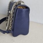 LV Twist MM Blue Epi Leather with Silver Hardware #GUUSU-3 - Image 9