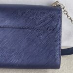 LV Twist MM Blue Epi Leather with Silver Hardware #GUUSU-3 - Image 8