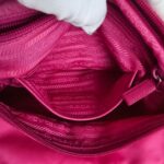 Prada BT6671 Messenger Bag Pink Nylon with Leather and Silver Hardware Bag #GUUCU-2 - Image 31