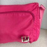 Prada BT6671 Messenger Bag Pink Nylon with Leather and Silver Hardware Bag #GUUCU-2 - Image 25