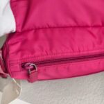 Prada BT6671 Messenger Bag Pink Nylon with Leather and Silver Hardware Bag #GUUCU-2 - Image 13