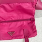 Prada BT6671 Messenger Bag Pink Nylon with Leather and Silver Hardware Bag #GUUCU-2 - Image 4