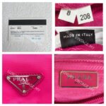 Prada BT6671 Messenger Bag Pink Nylon with Leather and Silver Hardware Bag #GUUCU-2 - Image 26