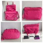 Prada BT6671 Messenger Bag Pink Nylon with Leather and Silver Hardware Bag #GUUCU-2 - Image 2