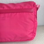 Prada BT6671 Messenger Bag Pink Nylon with Leather and Silver Hardware Bag #GUUCU-2 - Image 8