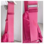 Prada BT6671 Messenger Bag Pink Nylon with Leather and Silver Hardware Bag #GUUCU-2 - Image 29