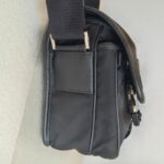 Prada 2VD769 Messenger Bag Black Nylon with Leather and Silver Hardware Bag #GUUCL-1 - Image 7