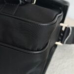 Prada 2VD769 Messenger Bag Black Nylon with Leather and Silver Hardware Bag #GUUCL-1 - Image 13