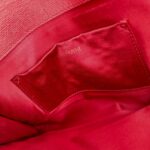 YSL Y-Ligne Clutch Red Leather with Gold Hardware #GUUOE-1 - Image 23