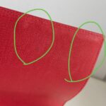YSL Y-Ligne Clutch Red Leather with Gold Hardware #GUUOE-1 - Image 17