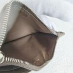 Balenciaga Hourglass Card Holder Taupe Croc Embossed Leather with Silver Hardware #GUURR-11 - Image 15
