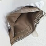 Balenciaga Hourglass Card Holder Taupe Croc Embossed Leather with Silver Hardware #GUURR-11 - Image 9