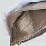 Balenciaga Hourglass Card Holder Taupe Croc Embossed Leather with Silver Hardware #GUURR-11 - Image 11