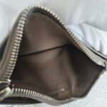 Balenciaga Hourglass Card Holder Taupe Croc Embossed Leather with Silver Hardware #GUURR-11 - Image 14