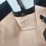 Balmain Tote Bag Black/White Canvas with Leather and Gold Hardware #RSCO-3 - Image 26
