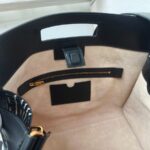 Balmain Tote Bag Black/White Canvas with Leather and Gold Hardware #RSCO-3 - Image 27