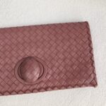Bottega Veneta Twist Lock Clutch Nappa Leather with Brunito Finish Hardware #GUCLU-2 - Image 4