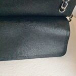 Chanel Classic Jumbo Double Flap Bag Black Grained Calfskin with Silver Hardware #GUUSR-1 - Image 22