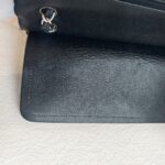 Chanel Classic Jumbo Double Flap Bag Black Grained Calfskin with Silver Hardware #GUUSR-1 - Image 21