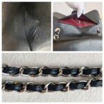Chanel Classic Jumbo Double Flap Bag Black Grained Calfskin with Silver Hardware #GUUSR-1 - Image 28