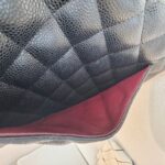 Chanel Classic Jumbo Double Flap Bag Black Grained Calfskin with Silver Hardware #GUUSR-1 - Image 29