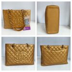 Chanel GST Gold Grained Calfskin with Antique Gold Hardware #RROE-1 - Image 2