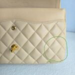 Chanel Jumbo Double Flap Beige Lambskin with Gold Hardware #GUURL-2 - Image 33