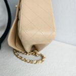 Chanel Jumbo Double Flap Beige Lambskin with Gold Hardware #GUURL-2 - Image 22