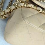 Chanel Jumbo Double Flap Beige Lambskin with Gold Hardware #GUURL-2 - Image 21