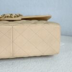 Chanel Jumbo Double Flap Beige Lambskin with Gold Hardware #GUURL-2 - Image 16