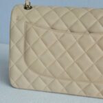 Chanel Jumbo Double Flap Beige Lambskin with Gold Hardware #GUURL-2 - Image 9