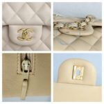 Chanel Jumbo Double Flap Beige Lambskin with Gold Hardware #GUURL-2 - Image 3
